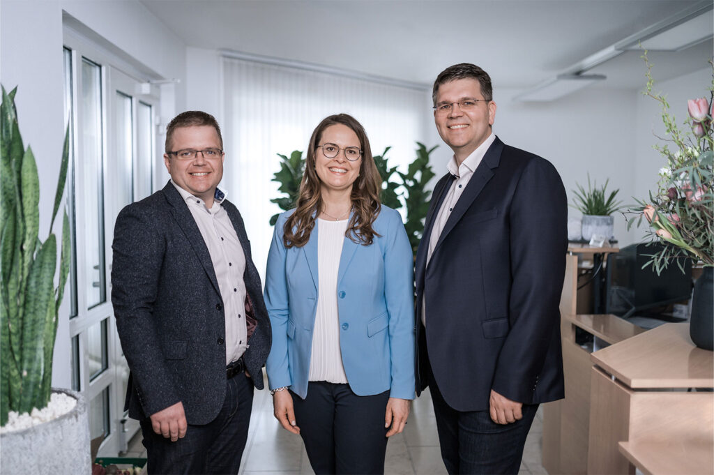 Michael Spann, Claudia Spann und Partner im Büro